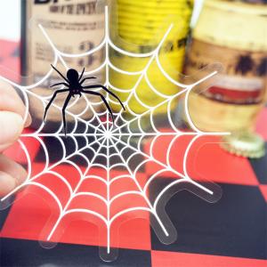 (透明) スパイダーステッカー ホワイト 5c...の詳細画像2