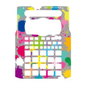 ローランド SP-404MK2 カスタムスキン（グレー スプラッシュ）