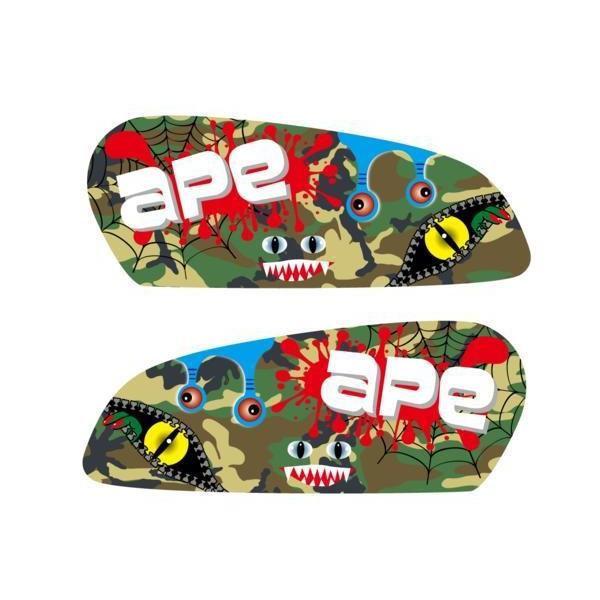 エイプ50/100タンクデカールMCDモンスター/カモフラ ape