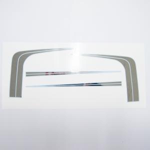 羽根テール 社外シートカウル ミラー ステッカー 青系 XJ400 Z400FX