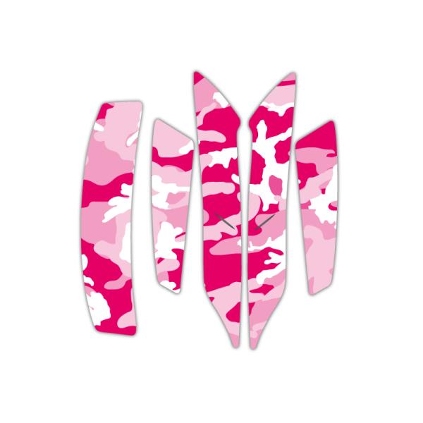 SHOEI X-14 リアフラップ専用デカールセット 迷彩柄 桃  デカール 耐水 防水 ヘルメット...