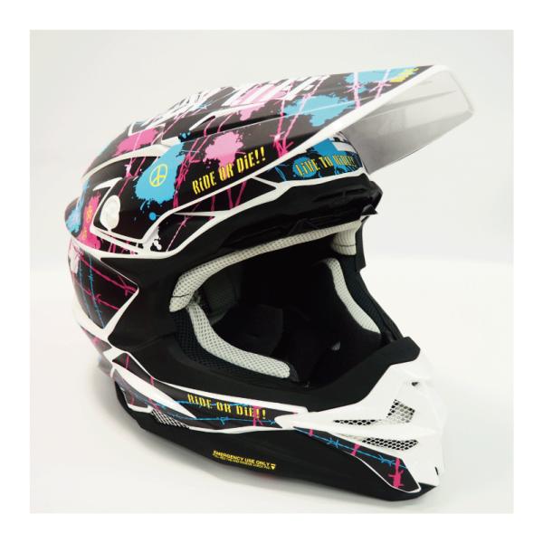 VFX-WR用 ヘルメット デカールキット ステッカーセット Mサイズ 有刺鉄線 スカル ペイント ...