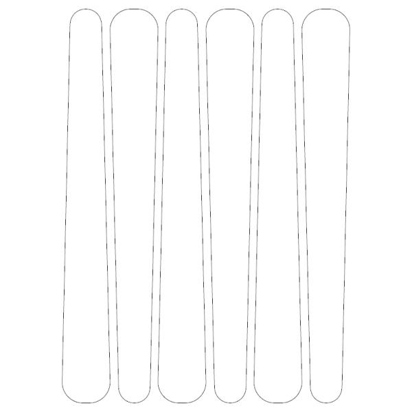 (透明) 縦長6本セット 自転車 フレーム 保護シール ((クリア)) プロテクタ―ステッカー 傷防...