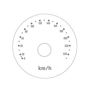 (透明)マイルメーター キロ変換ステッカー Z/KZ専用 Bタイプ メーター 上貼り 輸入車 輸入バイク｜mcmanaic