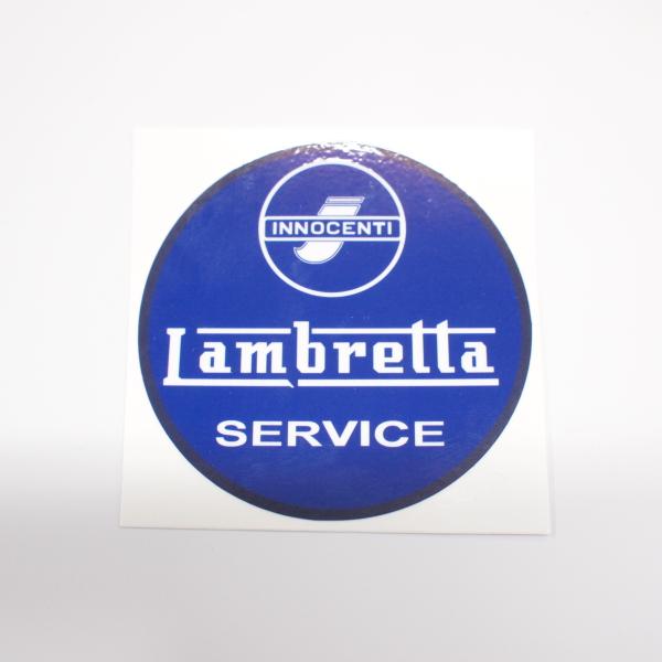 Sticker -LAMBRETTA Innocenti Lambretta Service 75m...