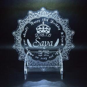 フロント） 白艶 ナンバープレートフレーム アクリル 3mm 装飾フレーム