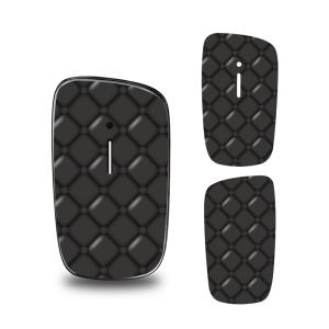 プルームキューブ カスタムスキン カスタムステッカー 【キルティング/ブラック】 全面 Ploom cube 電子タバコ 加熱式