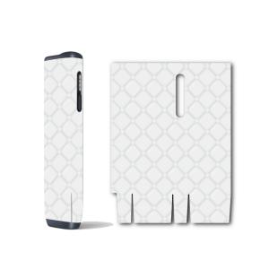 アイコス イルマiワン カスタムスキン カスタムステッカー 2025年デザイン ((キルティング調/ホワイト)) IQOS ILUMAi