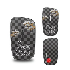プルームキューブ カスタムスキン 【鳥獣戯画風/真剣白刃取りグレー】 カスタムステッカー 両面 Ploom cube 電子タバコ 加熱式