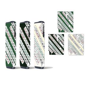 アイコス イルマiワン IQOS ILUMAiワン カスタムスキン ステッカー 2025年新デザイン【麻雀】((グリーン))