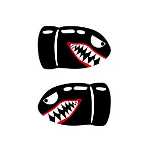 maniaccollections ピエロ ステッカー pierrot 車 バイク シール