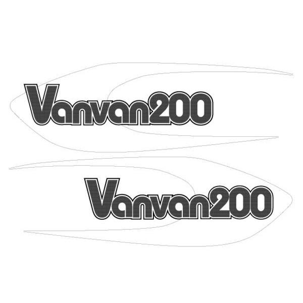 手軽なカスタム バンバン200デカール MCDオリジナル スタイル 白