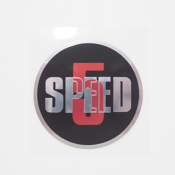 （ミラー）5SPEED 5速マニュアル ステッカー 赤色 RD250 CB400SF モンキー カブ...