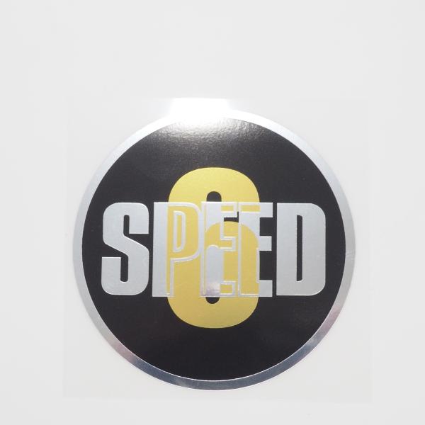 （ミラー）6SPEED 6速マニュアル ステッカー 黄色 RD250 CB400SF モンキー カブ...