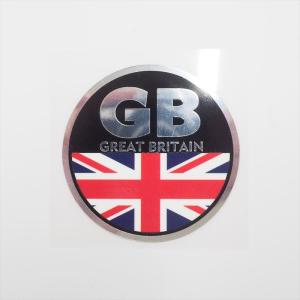 （ミラー）国旗ステッカー イギリス カラーあり 5.5cm GB ユニオンジャック ワンポイント バイク くるま 鏡面 パソコン iPad｜mcmanaic