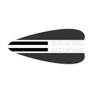 SR400タンク デカール ステッカー MCDtypeSTS 赤/青 : マニアック