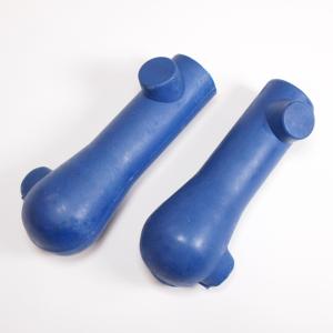 Stand Feet 20mm rubber blue for Vespa et3 50S 100S rally sprint 160GS