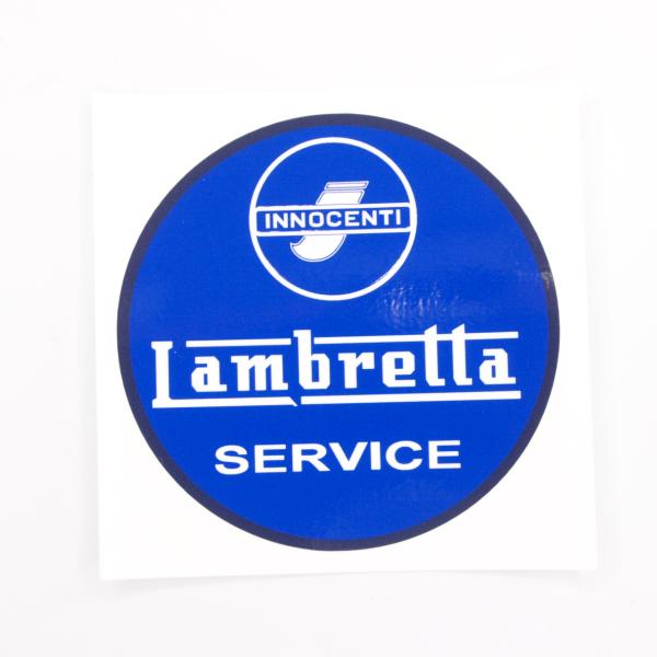 Sticker -LAMBRETTA Innocenti Lambretta Service 70m...