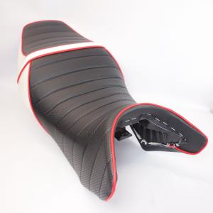 XJR400R RH02J 4HM 〜97年 タックロールシート 黒赤 加工後未使用 中古