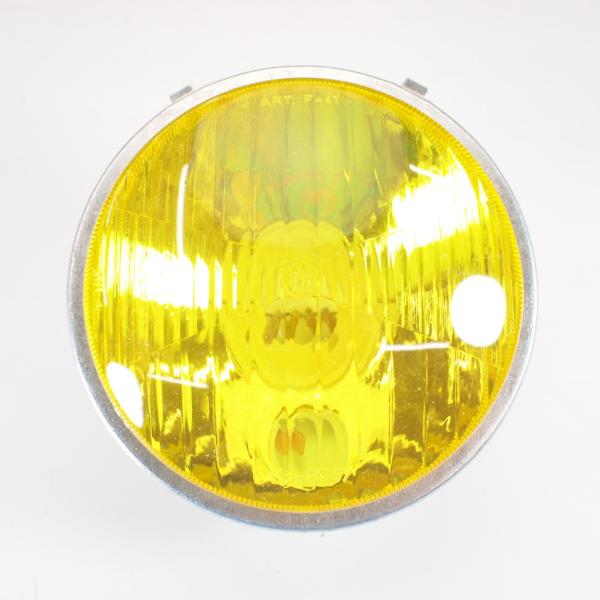 Headlight Unit yellow BOSATTA round 105 mm for Ves...