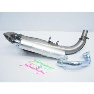 50s / 100 125primaveraスポーツチャンバー 2本出し 赤/メッキ