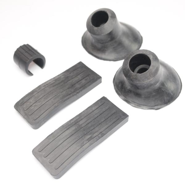 Rubber set foldable luggage carrier front Vespa 50...