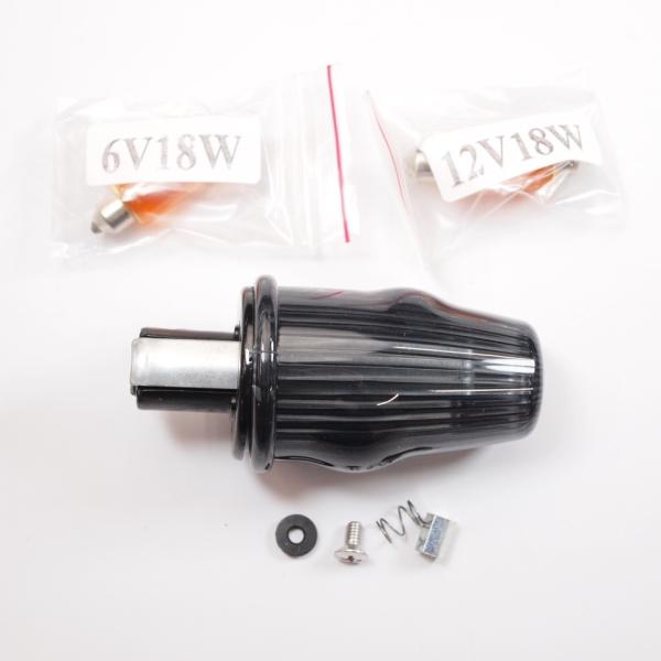 handlebar end indicator black for VESPA 50s 100 12...