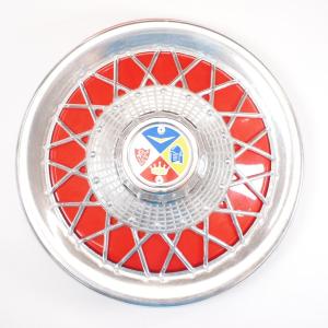 Hub Cap CUPPINI for 10 inch rim open for Vespa red ベスパ オープンリム用ホイールキャップ 赤 ET3 Sprint Rally PX200E GTR PK GS LML