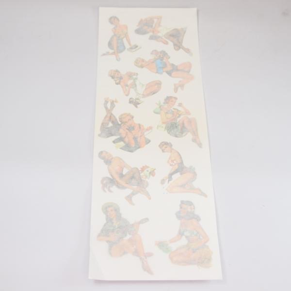 Sticker Set PIAGGIO -Pin-Up- Vespa ベスパ ピンナップガールデカー...