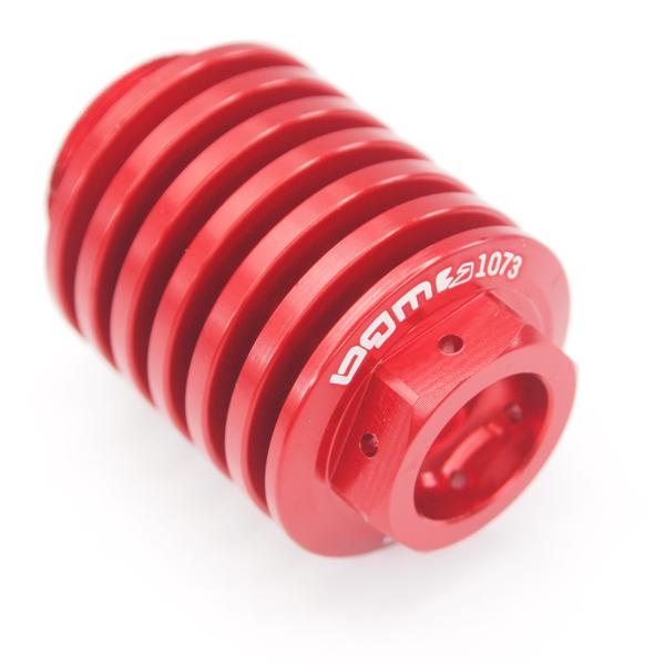 Oil drain plug BGM PRO CNC red- all Piaggio Leader...