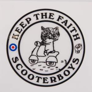 Sticker 35mm scooter cat ステッカー スクーターキャット Vespa Lambretta ベスパ ランブレッタ 50S 100 ET3 GTR RALLY PX200E 160GS