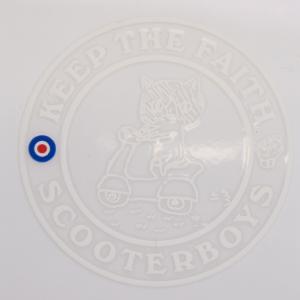 AQUILA CONTINENTALE シートバッジ 茶 リプロ品 アクイラ VESPA sprint