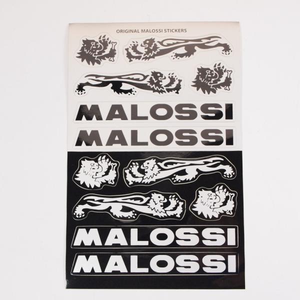 Sticker Set MALOSSI マロッシ ステッカーセット Vespa Lambretta ...