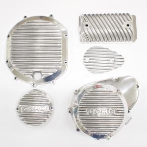 Z1 Z2用 キジマ製 バフ仕上げ エンジンカバー 5点セット (KIJIMA/Z750