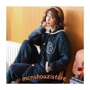 パジャマ レディース ルームウェア モコモコ 冬秋用 部屋着 レディース あったか 暖かい ギフト プレゼント お祝い2｜mcnshouzistore