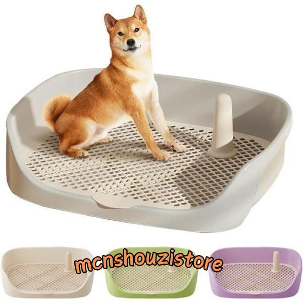 犬 トイレトレー 犬 トイレ ワイド 保護掃除が簡単 ペットトイレ トレーニングトイレ メッシュトレ...
