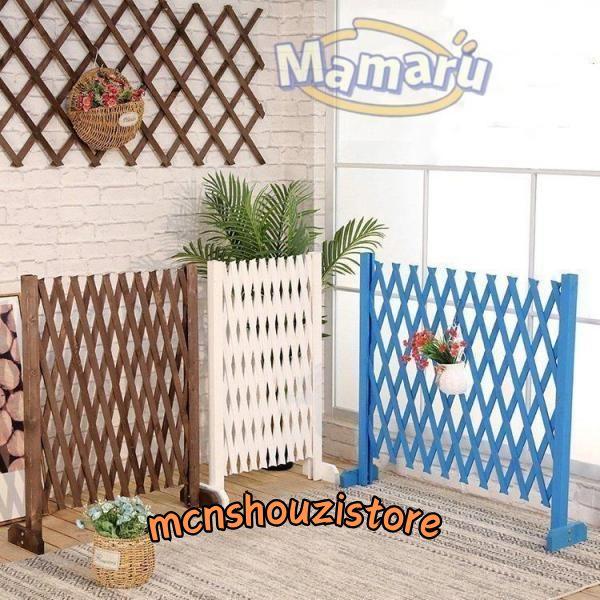 ガーデンフェンス 柵 フェンス 自立 ガーデニング トレリス ガーデニング用品 庭 ベランダ 杉材 ...