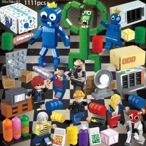 レインボー フレンズ ブロックおもちゃ レインボー フレンズ 子供 おもちゃ roblox rainbow レゴ互換 8点セット 子供とファン向け 誕生日 プレゼント