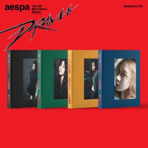 [メンバー選択可] aespa 公式グッズ4th Mini Album  Drama " Sequence Ver " CD エスパ KARINA WINTER GISELLE NINGNING SM 韓国 K-POP