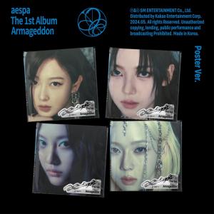 aespa 公式グッズ Armageddon / 1ST FULL ALBUM  (Poster Ver.) CD エスパ KARINA WINTER GISELLE NINGNING SM 韓国 K-POP｜エムココ