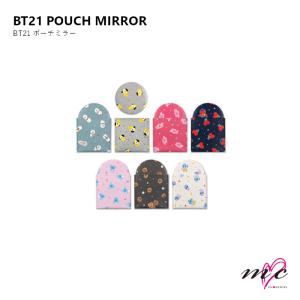 BTS 公式グッズ BT21 POCKET MIRROR ポケットミラー 鏡 バンタン 韓国