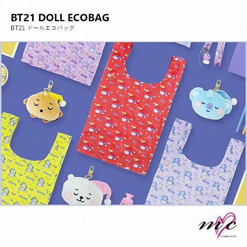 BTS 防弾少年団 BT21 公式グッズ  DOLL ECOBAG エコバック バンタン K-POP...