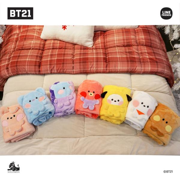 BTS 防弾少年団 BT21 公式グッズ BT21 minini ブランケット BLANKET バン...