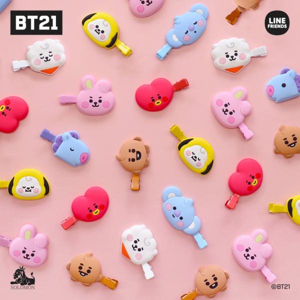 BTS 防弾少年団 BT21 公式グッズ HAIR CLIP ヘアクリップ 前髪クリップ K-POP...