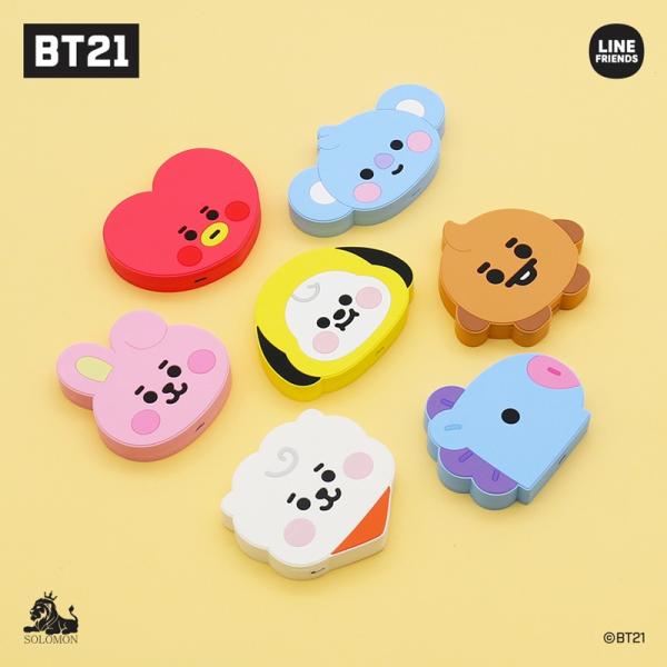 BTS 防弾少年団 BT21 公式グッズ WIRELESS CHARGER ワイヤレスチャージャー ...