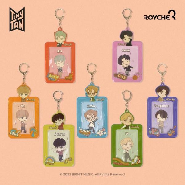 BTS 防弾少年団  公式グッズ 【TinyTAN PHOTO CARD KEY HOLDER】 タ...