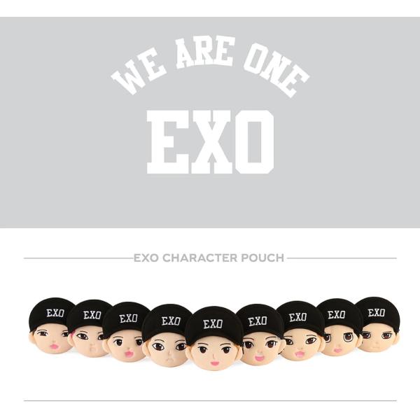 EXO  公式グッズ CHARACTER POUCH エクソ キャラクターポーチ 韓国 K-POP