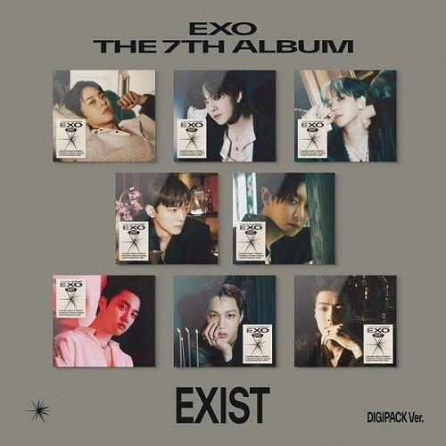 [メンバー選択可] ポスター付き EXO 公式グッズ 7TH FULL ALBUM "EXIST" ...
