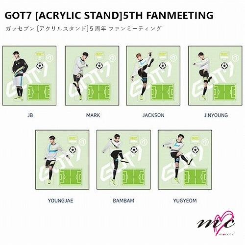GOT7 公式グッズ 【ACRYLIC STAND】5TH FAN MEETING |K-POP