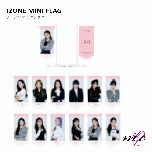 IZ*ONE 公式グッズ MINI FLAG ミニフラッグ ONLINE CONCERT ONE,T...